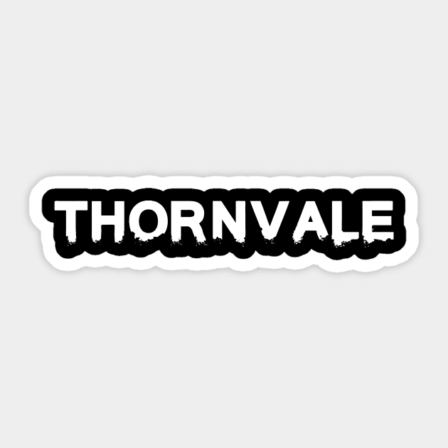 Thornvale Word White Sticker by Thornvale Store